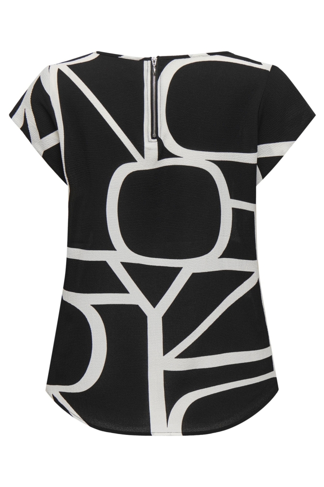 ONLVIC S/S AOP TOP NOOS PTM 15161116 Black/Maritime g